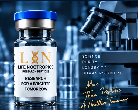 LifeNootropics Research Peptide MOTS-C Vial & Analytical Lab